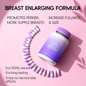 BASE OEM Borstvergrotende Capsules Natuurlijke Formule voor een voller, steviger uiterlijk 60 plantaardige capsules - Product Image 2