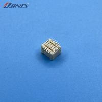 Conector SMT PCB de Doble Fila 1.0T-1-LT-2*4A, Paso de 1.0mm, 8 Pines, Terminal de Bronce Fosforoso, Montaje Superficial, Perno de Posicionamiento, 1A 50V