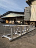 Sistema de armazón de techo curvo de aluminio para iluminación de escenarios, suspensión de sonido para DJ, espectáculos musicales al aire libre, stand de exhibición.