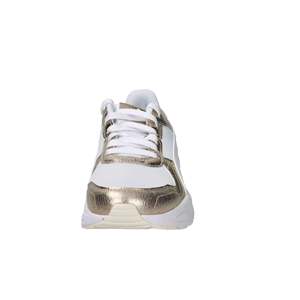 รองเท้าผ้าใบ Puma Donna สีขาวทอง ส้นสูง 4 ซม. แบบสวมใส่เดิน - Product Image 6