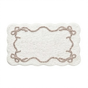 Tapis de bain touffetés en pur coton de luxe chaud tapis de sol de salle de bain Long Durable Assurance qualité prix de gros fabriqué à la machine ITHL - Product Image 2