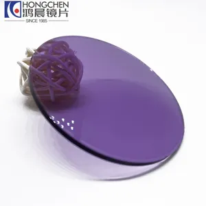 HONGCHEN Wholesale 1.56 Eye Protection Photo Grey/Brown/ Pink/Blue/Purple Eyeglass Lenses