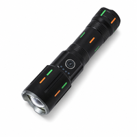 Lampe torche laser G72Y-8 10W IP65 étanche, rechargeable par USB, 1000 lumens, en alliage d'aluminium, zoom réglable, faisceau 1000M+, 6000K