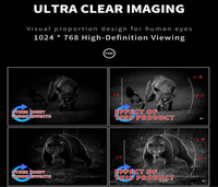 Monoculaire de vision nocturne étanche Henbaker CY10, monoculaire tactique de chasse, lunettes de vision diurne et nocturne, caméra NV, WIFI, support pour casque