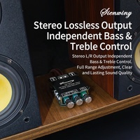 Module d'amplificateur BT YS-1002T 200W, 2 canaux 100W*2, stéréo Hi-Fi, avec réglage indépendant du volume des aigus et des basses pour haut-parleur DIY