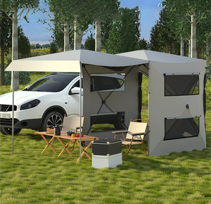 Tente de camping automatique multifonctionnelle <span class=keywords><strong>pour</strong></span> voiture, côté arrière, <span class=keywords><strong>pour</strong></span> SUV, camions, fourgonnettes, installation facile, quatre saisons, imperméable - Product Image 2