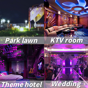 Shtx 30W IP65 ngoài trời không ướt Firefly laser chiếu RGB ấm trắng vàng bầu trời đầy sao chiếu sáng sân vườn - Product Image 6