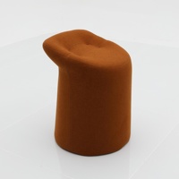 Pouf repose-pieds en tissu, tabouret rembourré pour changer de chaussures, idéal pour hôtels, villas, chambres, halls d'écoles et salons modernes