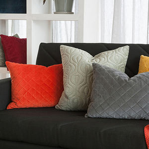 ปลอกหมอนผ้าลินินคอตตอนลายเพชรแบบเย็บติดกัน พิมพ์ลายดิจิตอลแบบซับลิเมชั่น ปลอกหมอนอิงตกแต่งแบบกำหนดเองได้ - Product Image 2