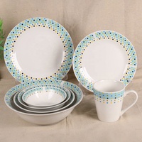 Fabrication de 24 pièces de vaisselle de cuisine, ensemble de vaisselle, assiettes, bols, tasses, ensembles de vaisselle
