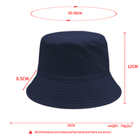 Custom Logo Print Ijs Zijde Visser Cap Hoge Kwaliteit Zomer Bescherming Casual Strand Omkeerbare Emmer Hoed Voor Mannen Vrouwen
