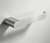 Porte-serviettes mural HONGDEC en acier inoxydable SUS304 nickel brossé, étagère à serviettes double niveau pour salle de bain