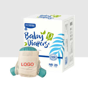 Couches jetables OEM en coton biologique pour nouveau-nés, grandes, pour l'apprentissage de la propreté, pour enfants, échantillon gratuit, vente en gros - Product Image 2