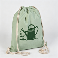 Sac à cordon en toile imprimé motif dessin animé, écologique, à fermeture rapide, résistant à l'usure, pour l'art des enfants, vente en gros