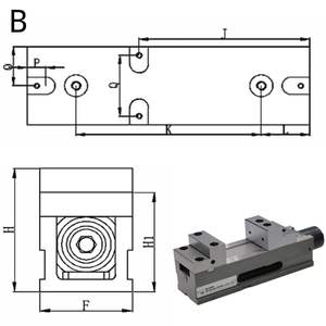 Высокоточный двойной порок силы с механизмом анти-подъема для фрезерования и шлифования - Product Image 3