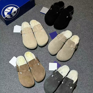 <span class=keywords><strong>Botas</strong></span> de Nieve para Mujer, Forradas de Felpa, Transpirables, Ligeras, Antideslizantes, Cómodas, Cálidas para Invierno, Estilo <span class=keywords><strong>Birkenstock</strong></span> - Product Image 6