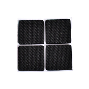 Patins antidérapants pour pieds de meubles, en caoutchouc épais, carrés, multi-tailles, pour la protection des tables et des chaises, résistants à l'usure - Product Image 5