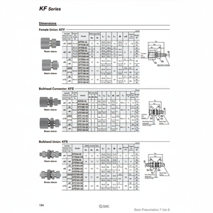 อุปกรณ์ใส่นิวเมติก SMC KFE10N-00ชิ้นส่วนนิวเมติก - Product Image 1