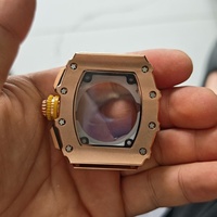 Livraison rapide, édition limitée, montre mécanique personnalisée, boîtier en titane tonneau, montre automatique de luxe pour homme, design de créateur