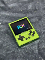 Consola de Juegos Portátil GPD PIXEL2, Totalmente Metálica, Estilo PS1 y FC, Diseño Cyber Walnut, Mini Consola de Juegos de Código Abierto, Comunicación Wi-Fi, Quad-core, 256GB de Juegos