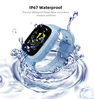 Montre connectée 4G LT30 pour enfants, GPS, WIFI, appel vidéo, SOS, étanche IP67, caméra, moniteur, tracker de localisation, cadeau