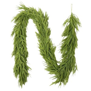 Greenery Artificial Pine Leaves Christmas Decoration for Door Hanging and Wall Decoration for Festive Pine Needles Garland - Product Image 2