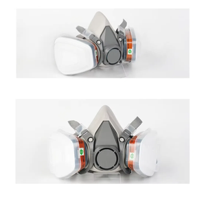 Máscara de Gas de Protección Facial Completa, Anti-Impactos, Reutilizable, Contra Polvo Industrial y Gases Tóxicos, Respirador Especial <span class=keywords><strong>para</strong></span> Pintura en Aerosol - Product Image 4