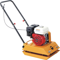 Compacteur de sol électrique portatif C-77 le plus vendu – Nouveau compacteur vibrant à plaque pour le compactage du sable, du gravier et des revêtements en asphalte