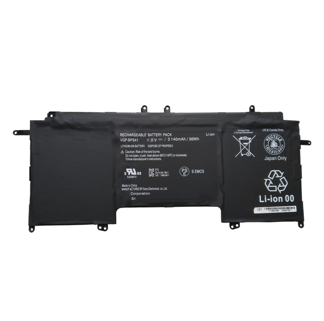 VGP-BPS41 Rechargeable Original Laptop Li-ion Battery 11.25V 3140mAh 36Wh 3cell for Sony VGP-BPS41