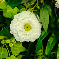 Mur végétal et floral NINI pour scène de mariage, événementiel, célébration, toile de fond en soie, simulation de fond de scène de mariage