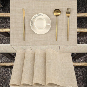 2025 <span class=keywords><strong>tovagliette</strong></span> in stile retrò europeo americano di vendita calda realizzate in materiale PVC, <span class=keywords><strong>tovagliette</strong></span> antiscivolo e lavabili resistenti al calore - Product Image 2