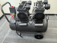 Mini pompe à piston industrielle de compresseur d'air silencieux sans huile portatif de 220V 5.5Hp 70L avec des composants de noyau de moteur de moteur à vendre