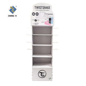 促销便携式Pos纸板地板展示架零售产品流行纸板展示架 - Product Image 6