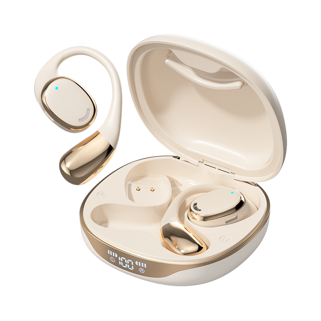 True Wireless Ows Noise Cancellation Headphones Hifi Earphones Comfortable Earhook Led Power Display for 5.4 IPX4