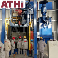 Machine de sablage à billes de type cintre pour pièces moulées, élimination de la rouille, fabrication chinoise