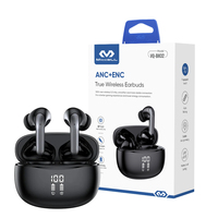 Écouteurs de jeu sans fil, casques audio HiFi HD, qualité sonore élevée, suppression active du bruit, écouteurs ENC ANC Tws