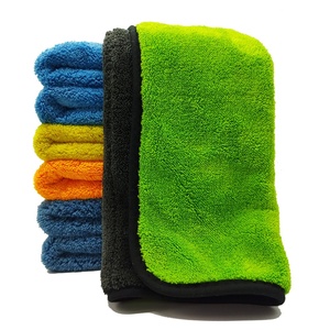 Panno per la pulizia dell'autolavaggio 800 <span class=keywords><strong>salviette</strong></span> a <span class=keywords><strong>doppio</strong></span> colore Gsm addensare i dettagli di asciugatura per auto stracci asciugamano in microfibra 1200Gsm - Product Image 1