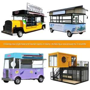 Remorques de restauration pour kebab et barbecue, cuisine mobile entièrement équipée, voiture de restauration, frites, hamburgers, pizzas, camion de restauration avec friteuse - Product Image 2