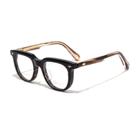 Montures de lunettes Saint Van Gogh en acétate optique faites à la main, carrées, à monture complète, pour unisexe, usage quotidien et bureau