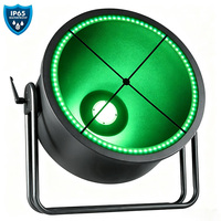 Projecteur LED extérieur IP65 540W blanc chaud + CRI élevé 55° DMX RDM E27 pour concerts, théâtres et événements