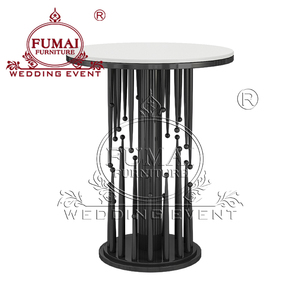 โต๊ะบาร์เคลื่อนที่ทำจากสแตนเลสทรงกลม MDF เฟอร์นิเจอร์ไนท์คลับ - Product Image 3