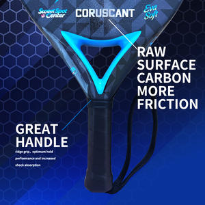 Raqueta de Pádel con Superficie de Fibra de Carbono y Núcleo de Espuma EVA Memory Flex, Raquetas de Tenis de Pádel, Raqueta de Pádel - Product Image 3