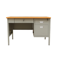 Meubles de bureau à domicile de qualité grade Table en métal Bureau d'ordinateur en acier pour le personnel étudiant