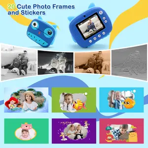 High Quality Digital Children Camera Photo Print Digital Camera Gifts Toys HD Thermal Instant Print Kids Camera