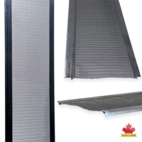 Anti-Clog Fine Micro Mesh Gutter Guards para la venta Hoja a prueba de corrosión de alto grado y bloqueador de desechos pequeños