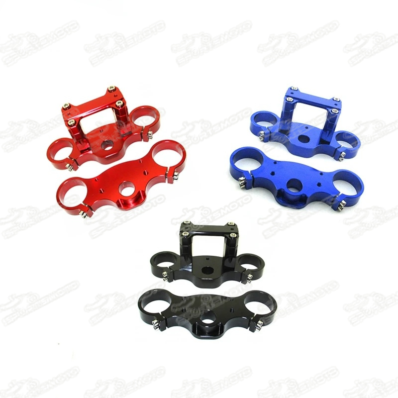 45/48-22mm CNC Aluminum Triple Front Fork Clamp Set Pit Dirt