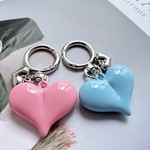 Wholesale 3D Resin Heart Shape Keychain Decoration Earphone Case Pendant Key Chain Bag Charm Car <b>Keyring</b> Jewelry Gifts for <b>Women</b> - Product Image 3