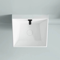 Lavabo Wastafel Kamar Mandi, Wastafel Cuci Tangan, Wastafel Dinding Keramik Putih