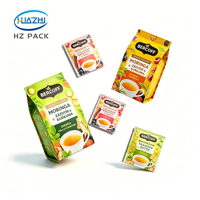 Sachets refermables de qualité alimentaire, résistants à l'humidité, pour sushi, matcha, thé, lait en poudre, protéines, et snacks, avec fond carré et fermeture éclair
