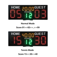 YIZHI Portable LED numérique grand score Padel Court tableau de bord électronique adapté à la famille école amis Tennis formation jeux
